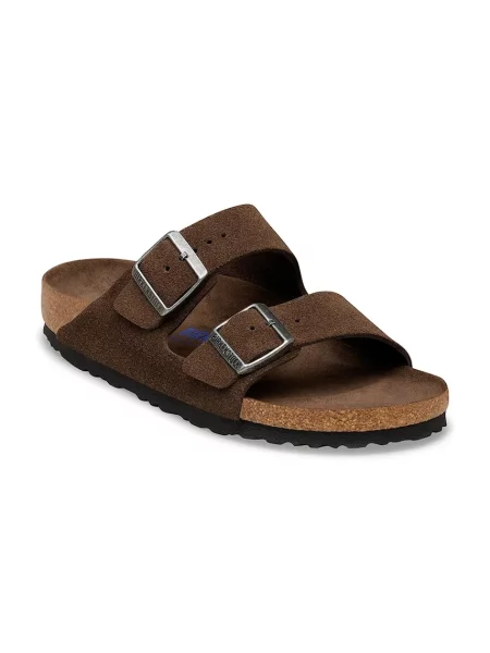 Sneakers Birkenstock Arizona Soft Footbed Suede Leather Unisex Carafe Tonal FB EUR 36 maro