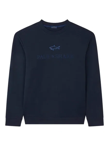 Haftowana bluza Paul & Shark niebieska
