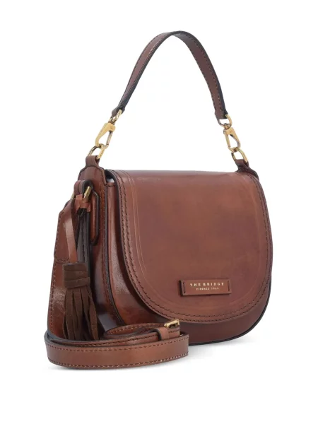Geanta crossbody The Bridge din piele maro