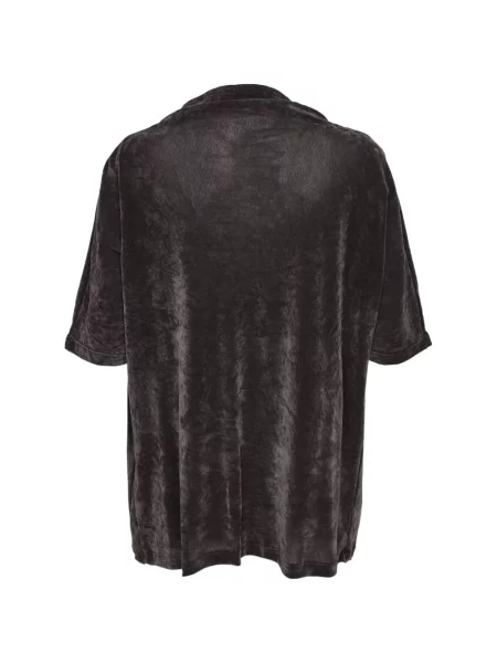 Tricou Open Yy de catifea negru