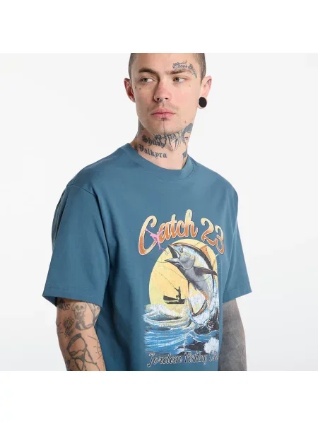 Тениска Jordan Graphic T-Shirt Ash Green/ White M бяло