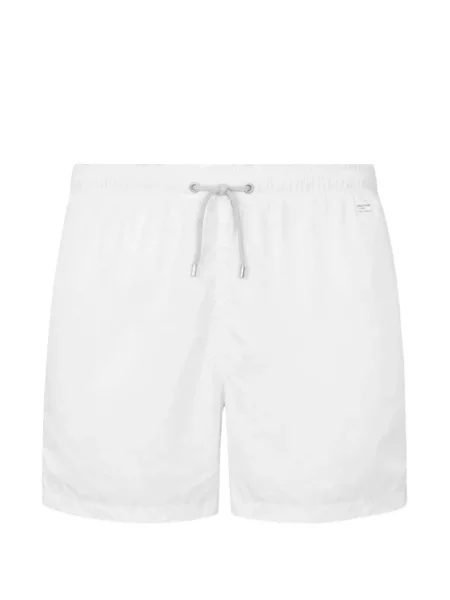 Slip de baie Mc2 Saint Barth cu autograf alb