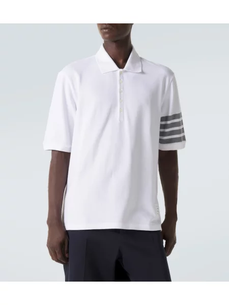 Polokošeľa Thom Browne biela