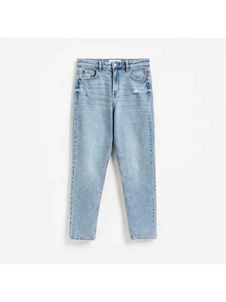 Reserved Comfort mom farmer indigo jeans