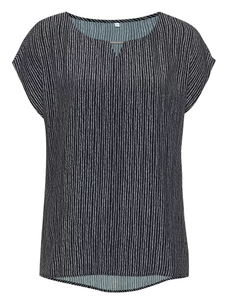 VIVANCE Bluză marin / pastel albastru
