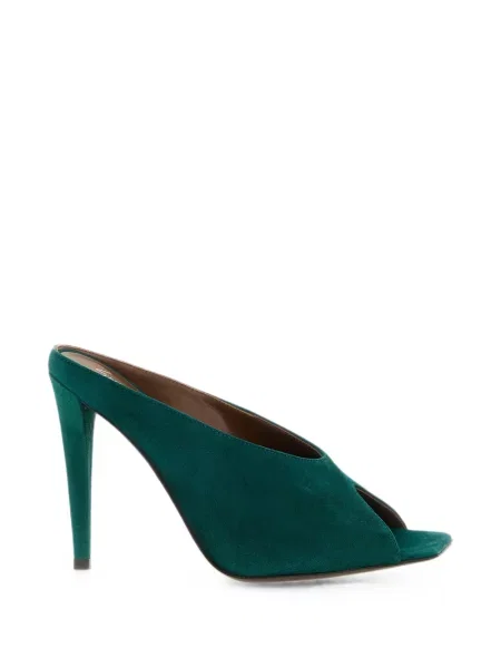 Sandale Giuseppe Zanotti din piele de căprioară verde