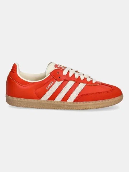 Adidas Originals sneakersy zamszowe Samba OG pomarańczowy