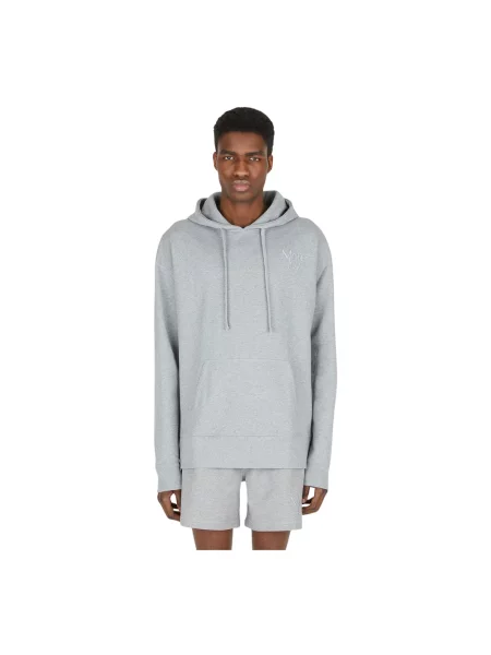 Bluza z kapturem More Joy z kapturem z logo szara