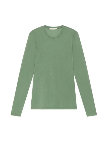 Lniany top Maliparmi zielony