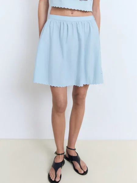 Спідниця міні MANGO блакитний