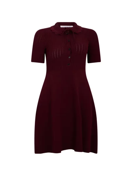Gulerat rochie midi Philosophy Di Lorenzo Serafini roșu