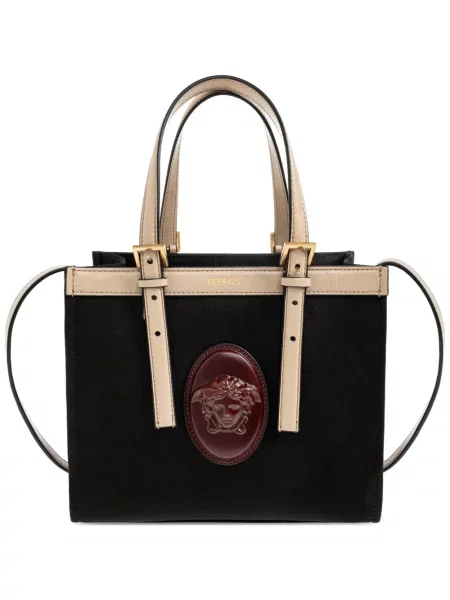 Geantă shopper Versace negru