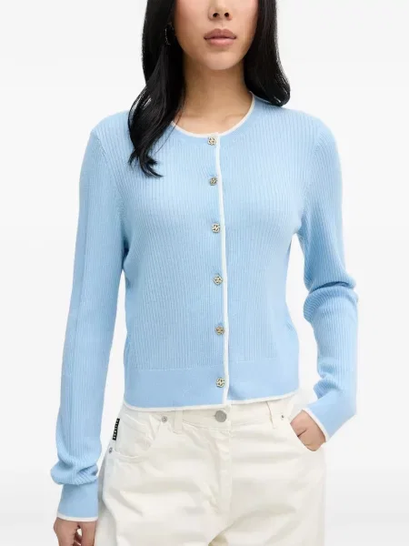 Cardigan From Future tricotate albastru