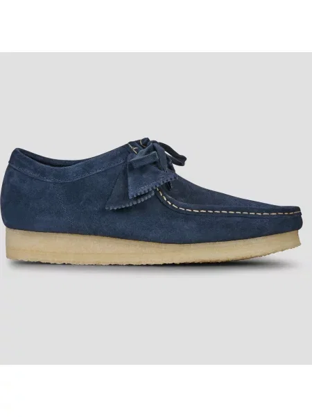 Pantofi Clarks Originals albastru