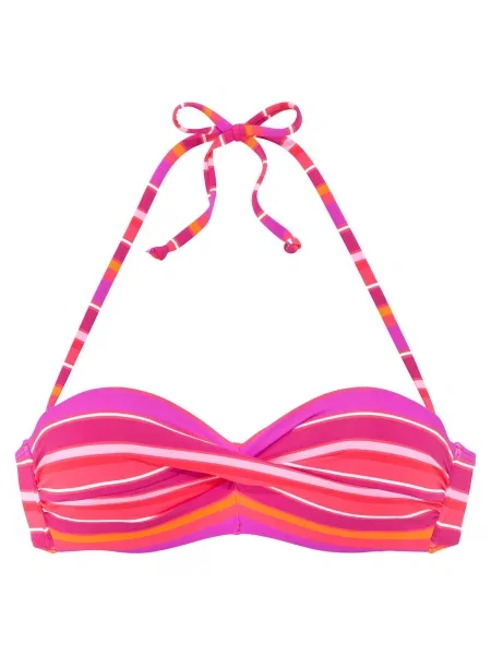 S.Oliver Sutien costum de baie / magenta roz