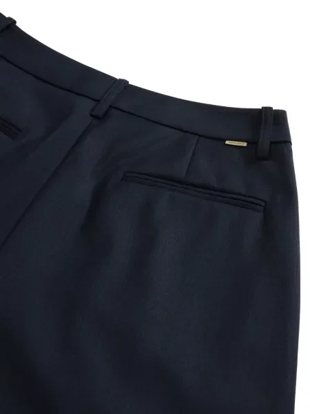 Pantaloni cu picior drept Woolrich albastru