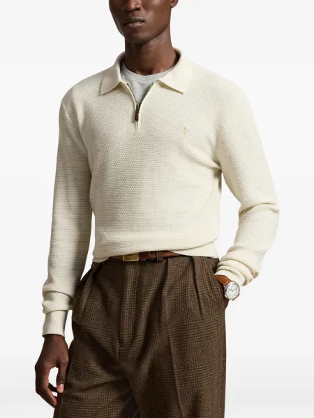 Șosete Polo Ralph Lauren cu broderie în carouri de flanelă verde