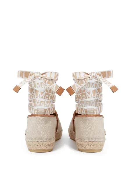 Espadrile Stella Mccartney fără toc cu autograf