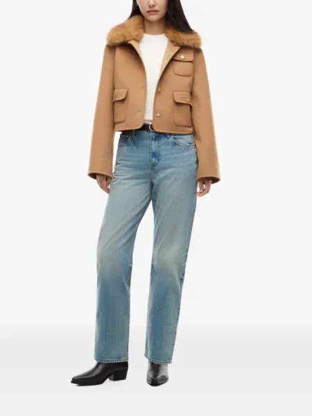 Gulerat geacă Tommy Hilfiger cu blană