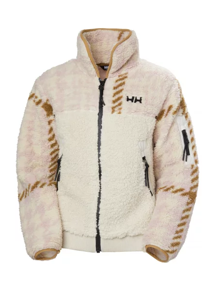 HELLY HANSEN Jachetă fleece funcțională MOONLIT deschis / maro caramel / rosé bej