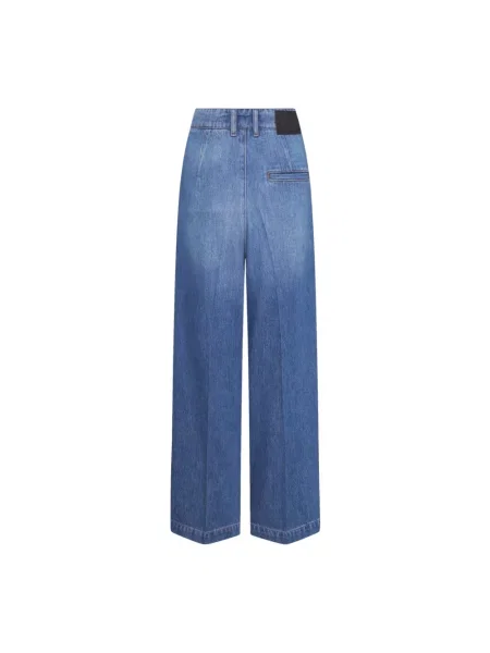 Rossi Jeansy Wide Leg Noa blau niebieskie