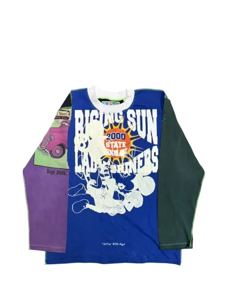 Reversibil tricou Better With Age cu imagine albastru
