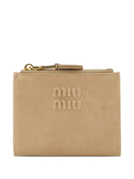 Portofel Miu Miu din piele roz