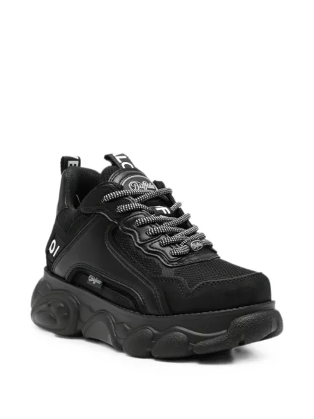 Sneakerși Buffalo chunky cu autograf negru