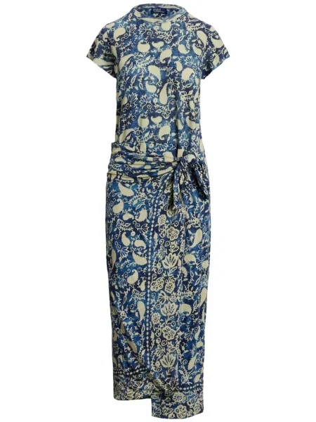 Polo Polo Ralph Lauren z twillu do kolan plisowane żółte