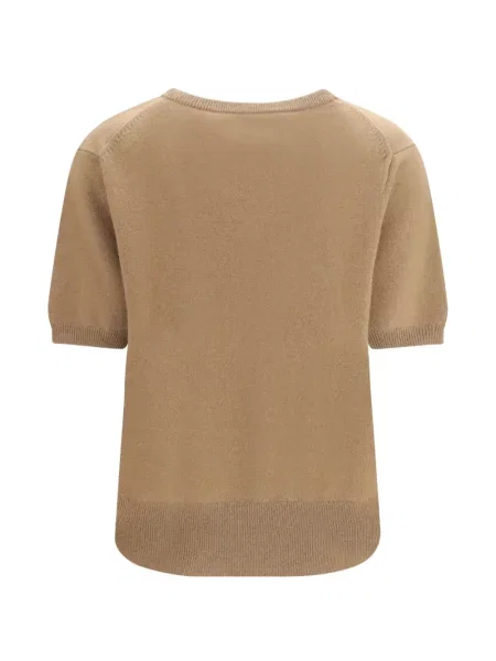 Scurt pulover Extreme Cashmere din cașmir maro