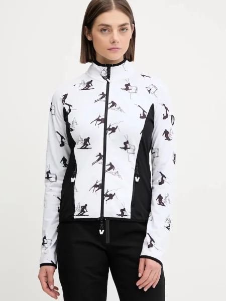 Суитчър Ea7 Emporio Armani с принт бяло