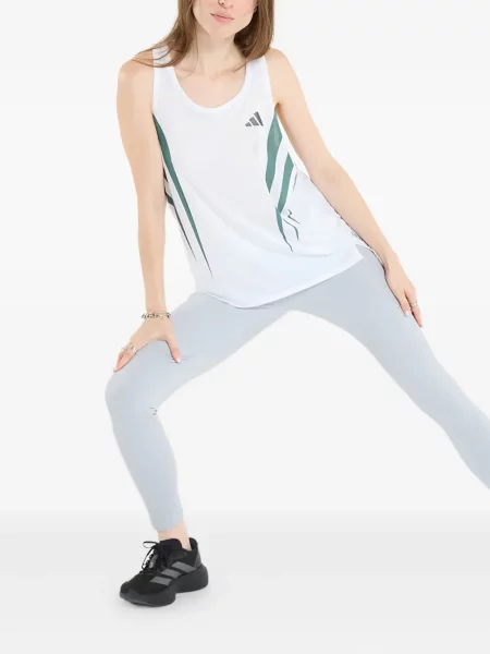 Top Adidas cu imagine alergare maro