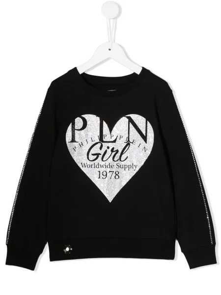 Bluza dziecięca Philipp Plein czarna