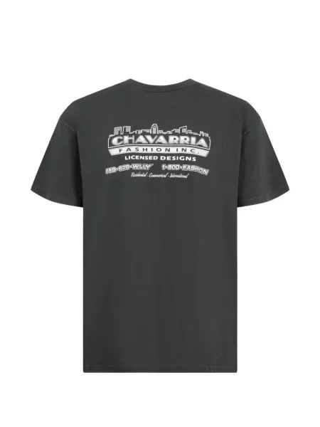 Tricou Willy Chavarria cu imagine gri