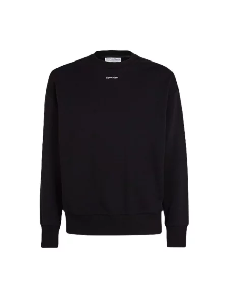 Bluza o kroju oversized z nadrukiem z logo Calvin Klein czarna