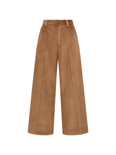 Pantaloni Maliparmi de catifea cord maro
