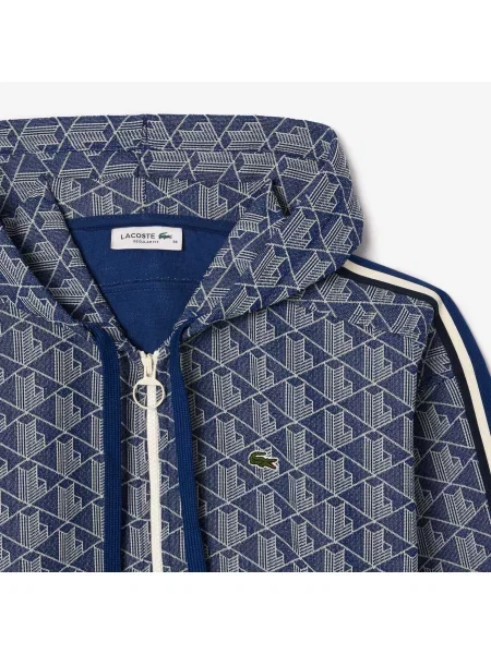 Lacoste толстовка Monogram блакитна