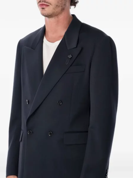 Costum Lardini cu două rânduri de nasturi albastru