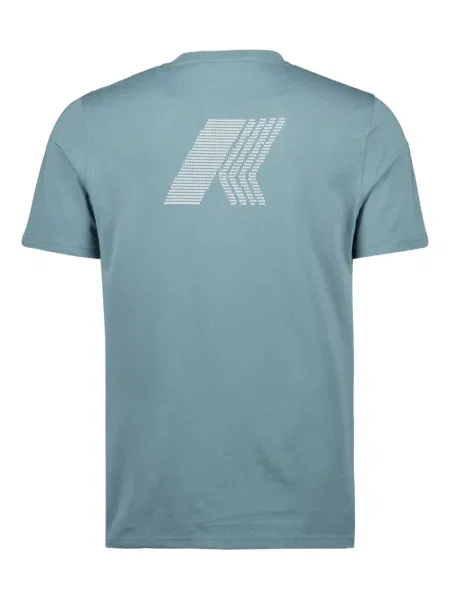 Tricou K-way cu imagine albastru