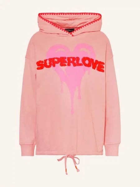 Grace Bluza Z Kapturem Oversize rosa