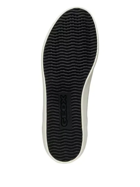 Sneakerși Geox din piele alb