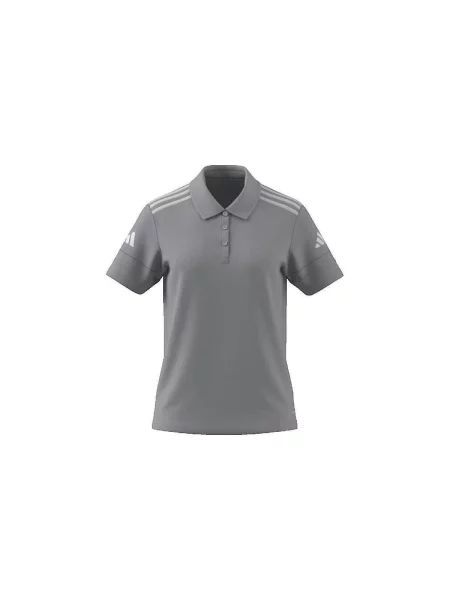 Tricou polo Adidas gri