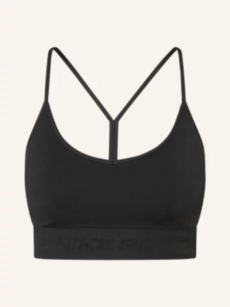 Nike Biustonosz Sportowy Pro Seamless schwarz czarny