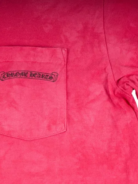 Μπλούζα Chrome Hearts με μοτίβο καρδιά γραβάτες ροζ