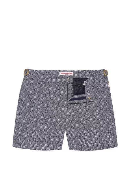 Slip de baie Orlebar Brown din jacard albastru