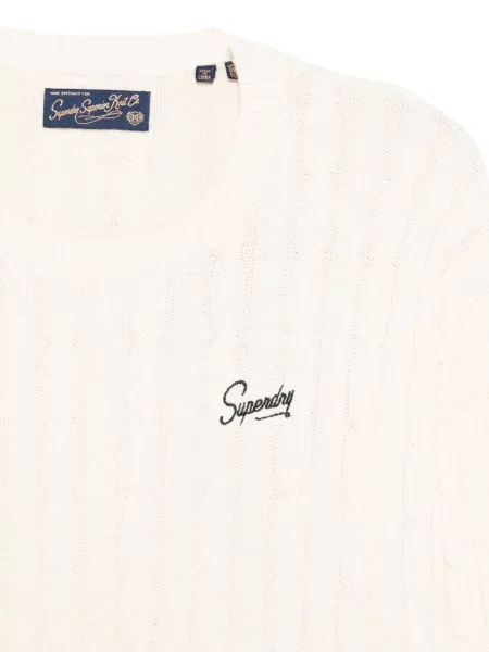 Pulover Superdry alb