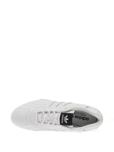 Sneakerși Adidas Gazelle din piele cu bretele albastru