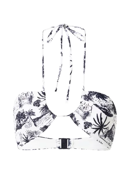 Karl Lagerfeld Sutien costum de baie negru alb