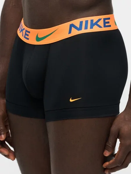 NIKE Underwear Boxerky modrá / zelená / oranžová / čierna sivá