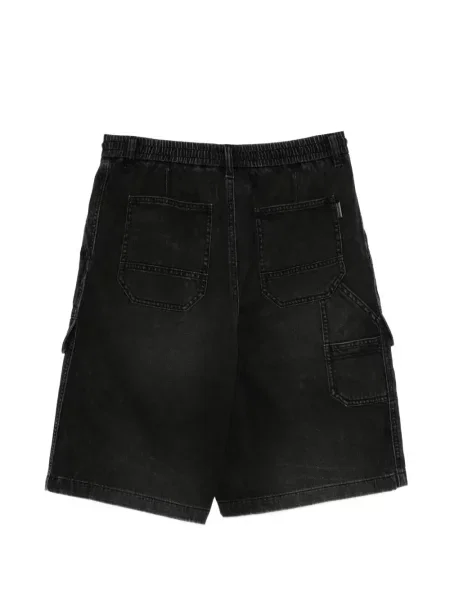 Pantaloni scurți din denim Juun.j negru